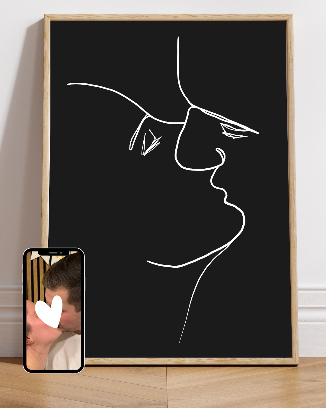 Dein Foto als Line Art