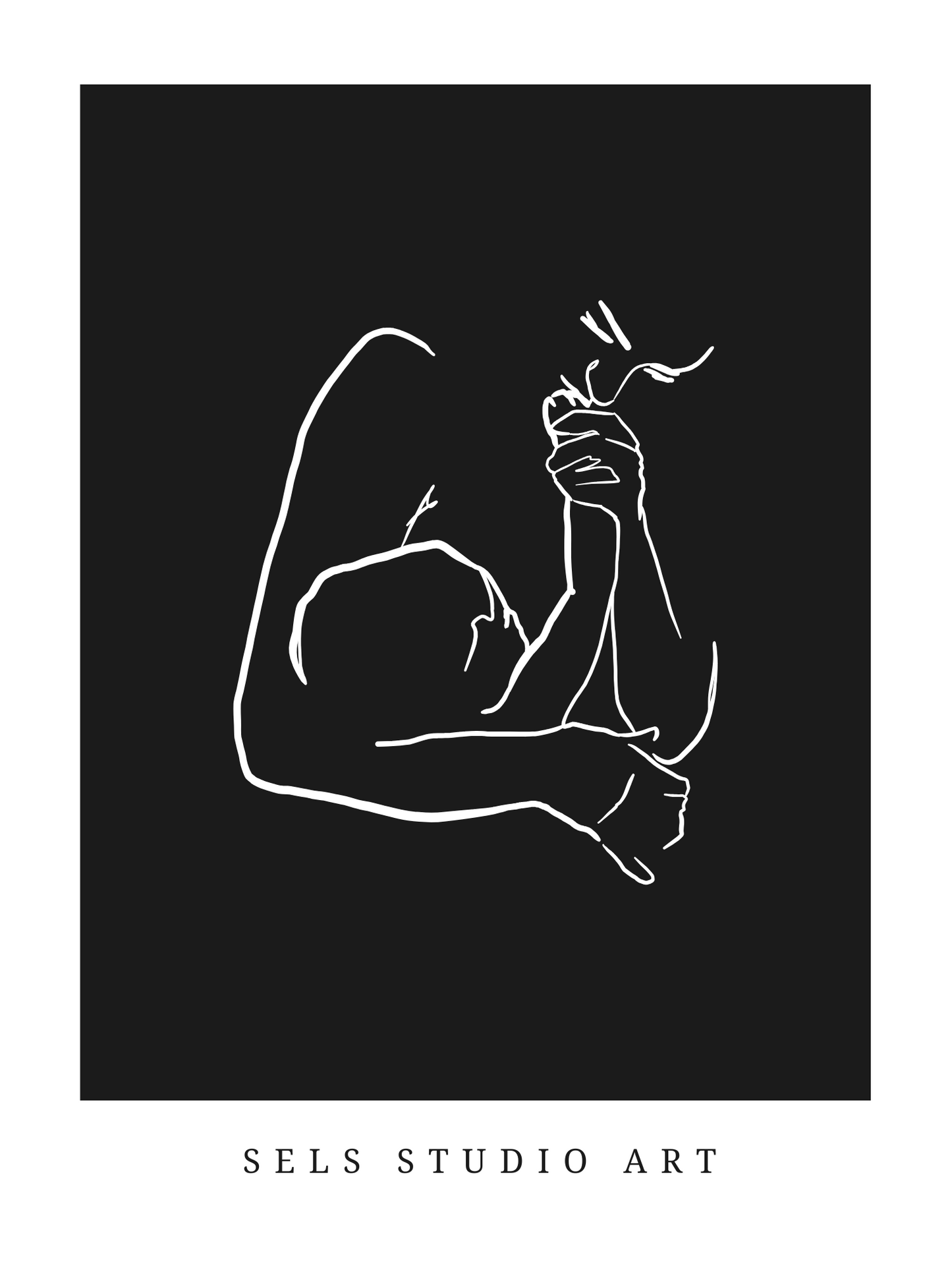 Breastfeeding Artwork | Mutter und Kind Stillen Line Art Poster