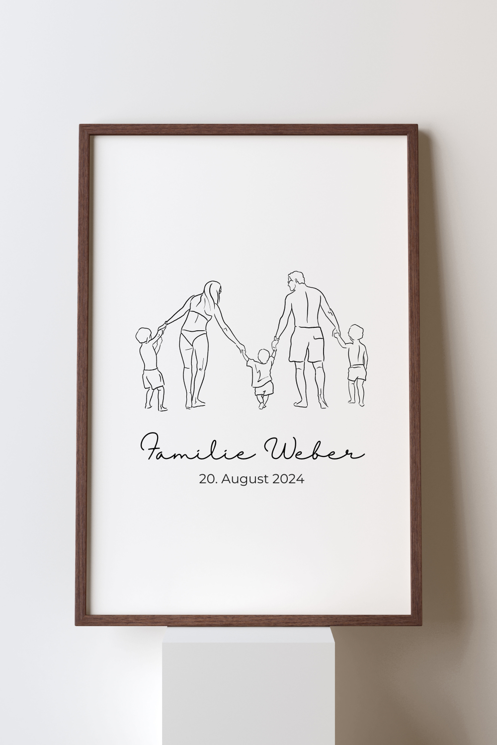Dein Foto als Line Art | Baby