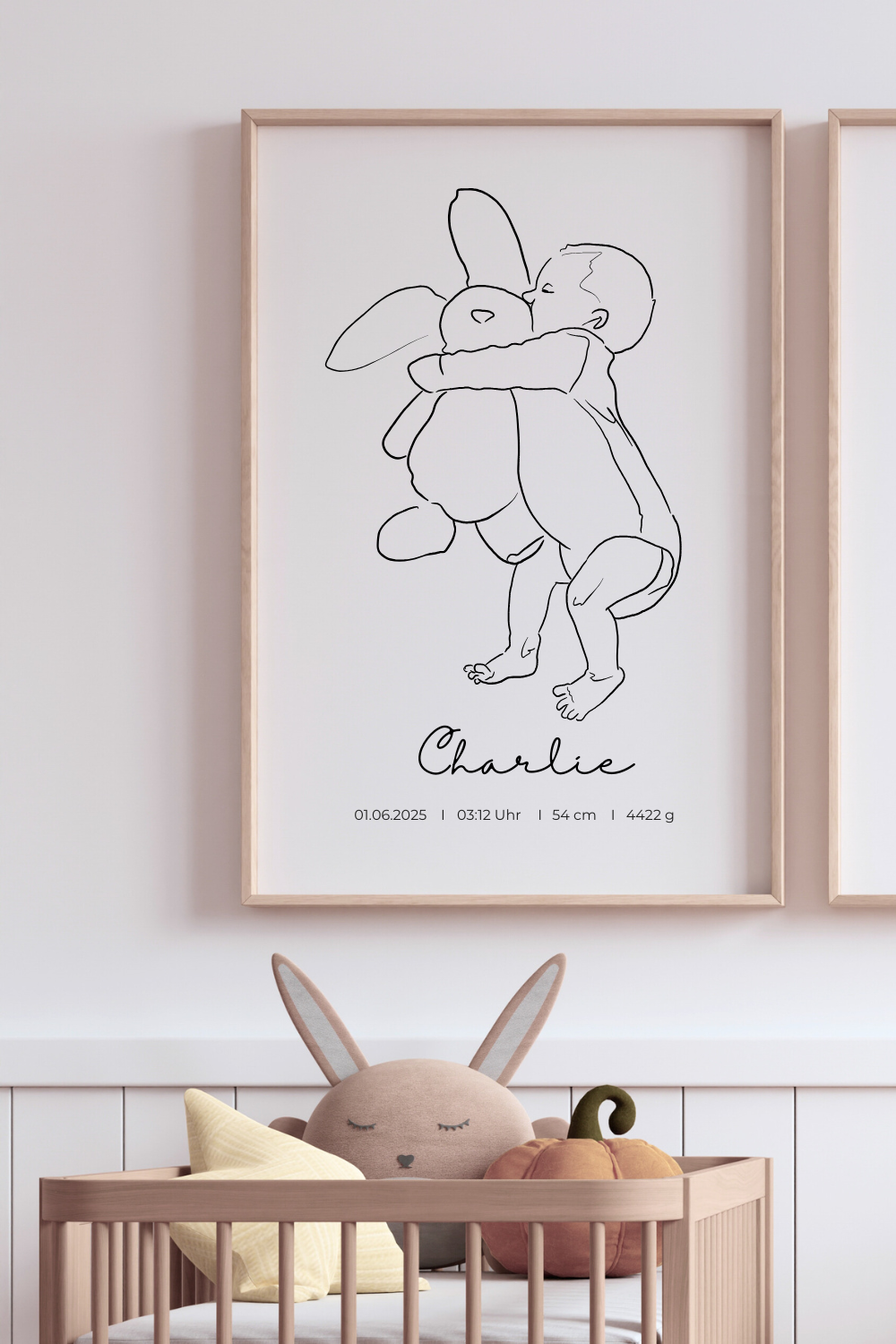 Dein Foto als Line Art | Baby