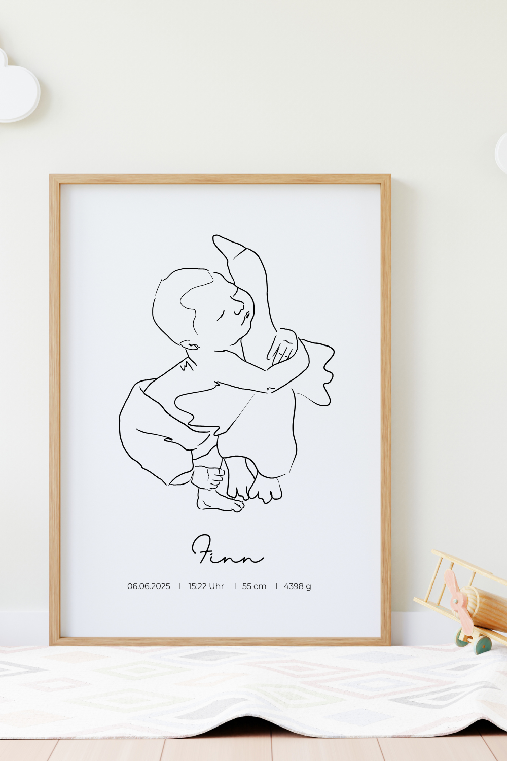 Dein Foto als Line Art | Baby