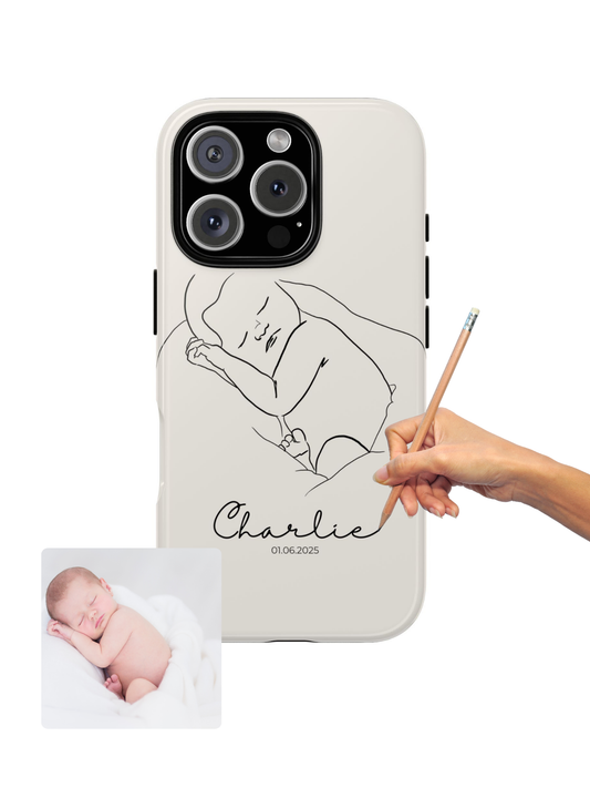 Dein Foto als Line Art | Handyhülle