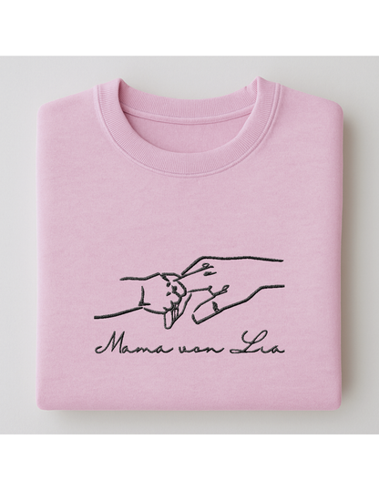 Personalisiertes Sweatshirt für neue Eltern & Großeltern